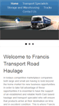 Mobile Screenshot of francistransport.com